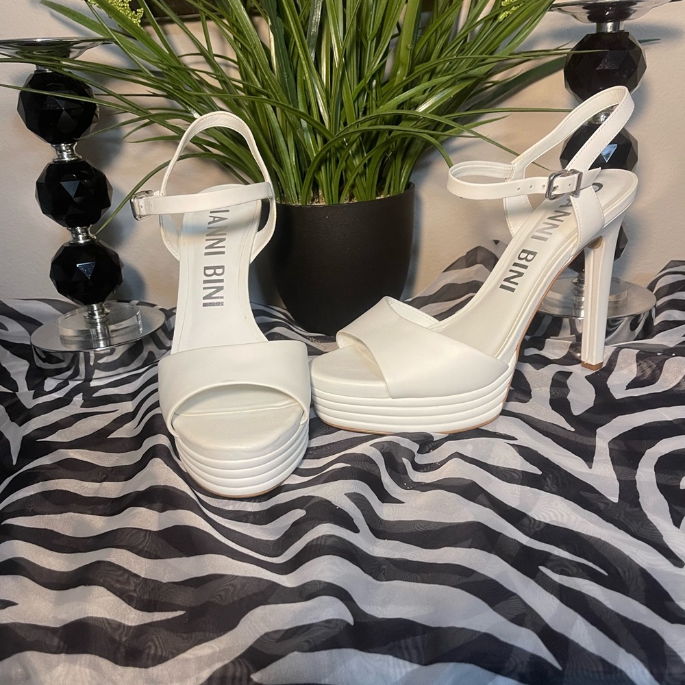 GIANNA BINI White Shoes, evening wear
